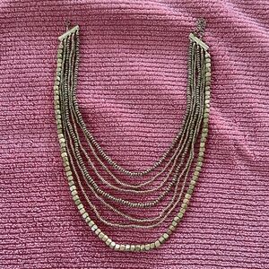 Coldwater Creek Gold Multi-Strand Necklace